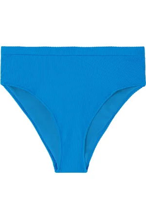 Understatement High Cut Bikini Briefs Blue