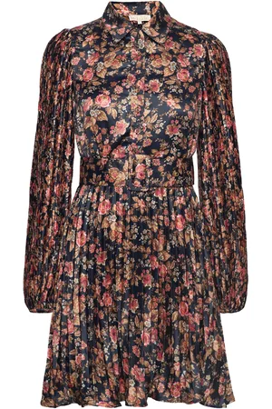 by Ti Mo Plissé Button Down Dress Black