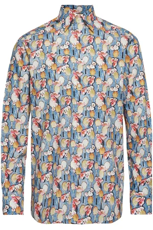 Eton Tennis Racket Flower Shirt - Contemporary Fit Patterned