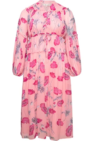 Diane von Furstenberg Dvf Link Dress Pink