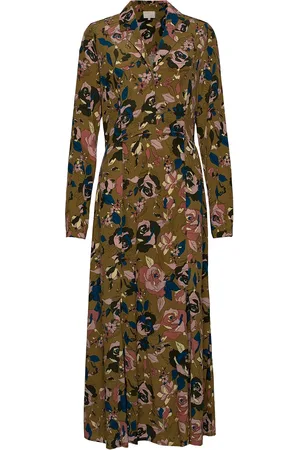 Minus Vivie Long Dress Brown