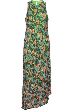 WoodWood Emilia Chiffon Dress Green