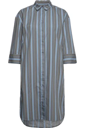 Esmé Studios Esmabel 3/4 Loose Shirt Dress Printed Patterned