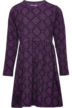 Mini Rodini Snakeskin Ls Dress Patterned