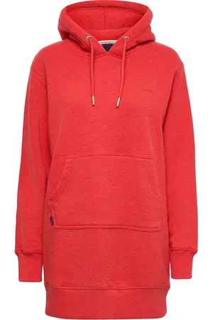 Superdry Vintage Logo Emb Hood Dress Pink