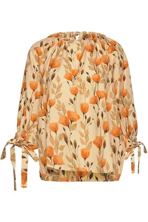 MOTHER OF PEARL Bobbie Raglan Sleeve Top Orange
