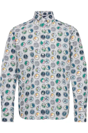 Eton Contemporary Fit Casual Poplin Shirt