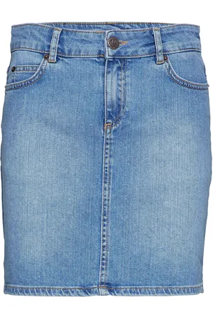 Lexington Alexa Blue Denim Skirt Blue