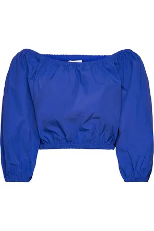 Norr Nicole Crop Top Blue