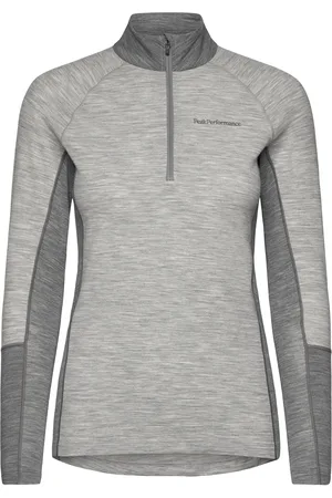 Peak Performance W Magic Half Zip Grey