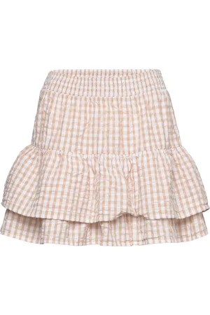 French Connection Filippa Cot Poplin Ruf Hem Skr Beige