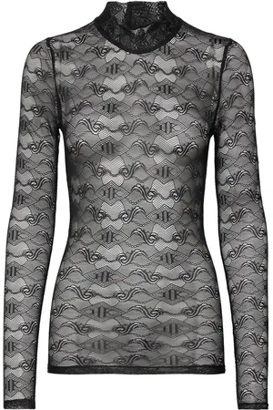 HAN Kjøbenhavn Lace Monogram Turtleneck