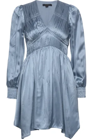 AllSaints Esta Dress Blue