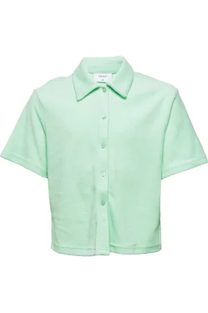 Grunt Daisy Towelling Shirt Green