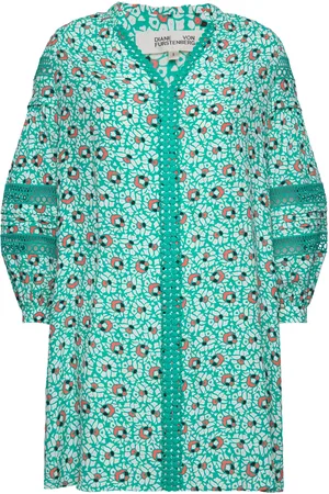 Diane von Furstenberg Dvf Jessica Dress Green