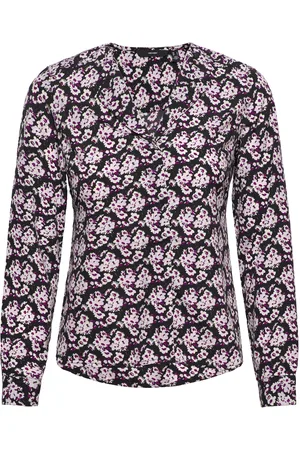 VERO MODA Vmfiona Ls Top Wvn Lt Patterned
