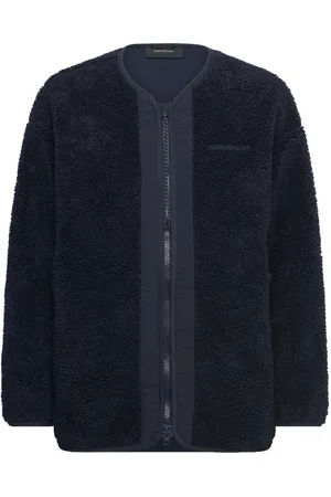 Peak Performance W Heavy Pile Over D Cardigan Navy