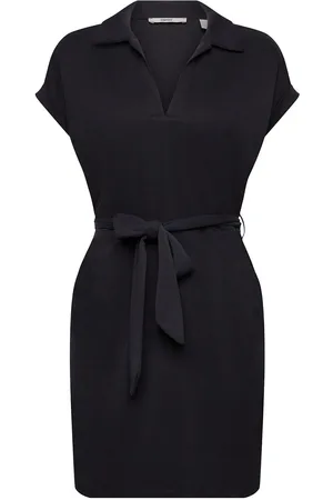 ESPRIT V-Necked Midi Dress Grey