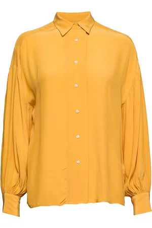 GANT D2. Drapy Puff Sleeve Shirt Yellow