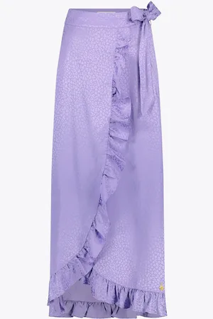 Fabienne Chapot Bobo Frill Skirt Purple