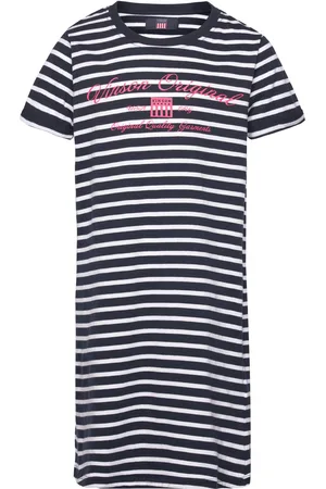Vinson Vin Tshirt Dress Mari Stripe J Navy