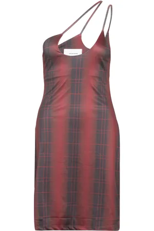 Hosbjerg Juna Asta Grid Dress Red