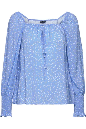 Lexington Charlotte Printed Blouse Blue