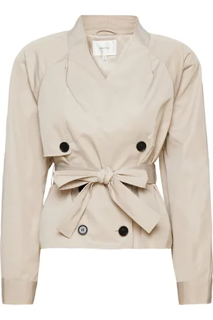 Gestuz Mapinagz Short Trenchcoat Beige