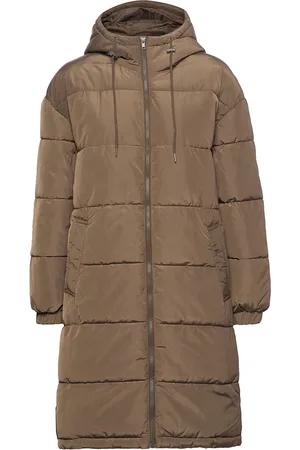 DESIRES Edith Long Jacket Brown