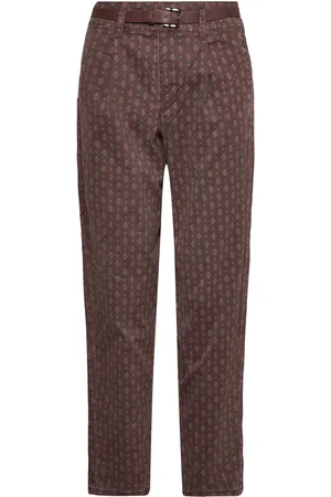 Cream Crbeja Pant - Mom Fit Brown