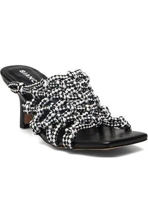 Bianco Bialulu Rope Mule Heel