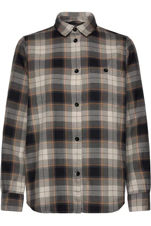Peak Performance W Cotton Flannel Shirt Patterned
