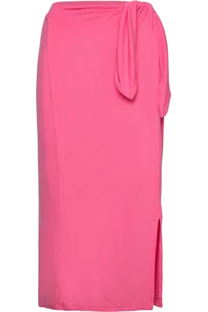Mama;licious Mlneptunia Jrs Midi Skirt Hw A. Pink