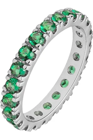 Mockberg Elipse Ring /Green M/54