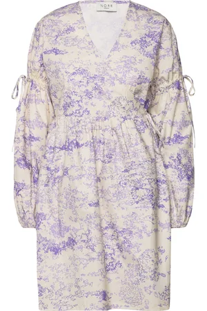 Norr Wishfull Wrap Dress Purple