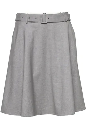 ESPRIT Women Skirts Woven Midi Grey