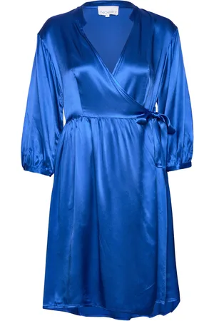Noella Moia Wrap Dress Blue