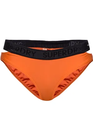 Superdry Bora Cut Out Bikini Bottom Orange