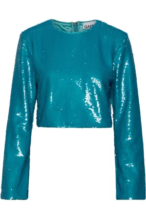 Ganni Sequins Blue
