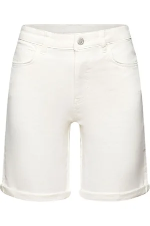 ESPRIT Cotton Stretch Shorts White