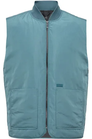 Calvin Klein Recycled Superlightweight Vest Blue