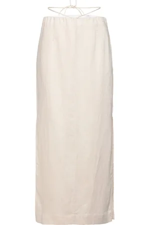 Gestuz Malougz Linen Mw Skirt Beige