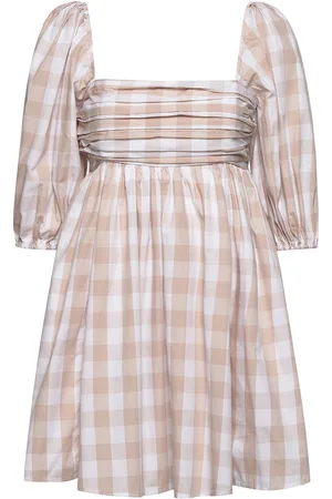 Abercrombie & Fitch Anf Womens Dresses Beige