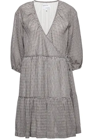 Designers Remix Voluminous Wrap Dress Grey