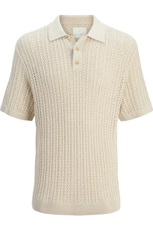 JACK & JONES Jprccjoel Knit Polo Ss Sn Beige Jack & J S