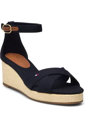 Tommy Hilfiger Flag Criss-Cros Mid Wedge Espad Navy