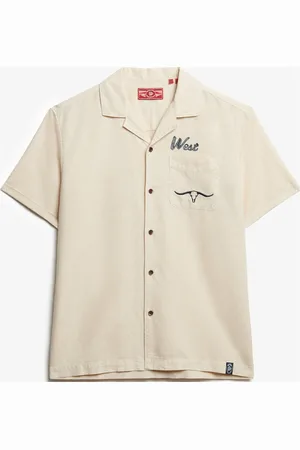 Superdry Merchant Resort Shirt Beige