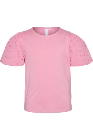 VERO MODA Vmpanna Puff Ss Top Jrs Girl Pink