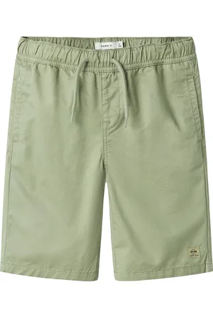 NAME IT Nkmryan Jog L Twill Shorts 7001-Tf Noos Green