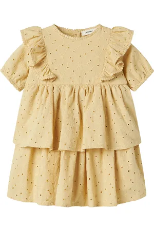 Lil Atelier Nmffabioli Ss Loose Dress Lil Yellow